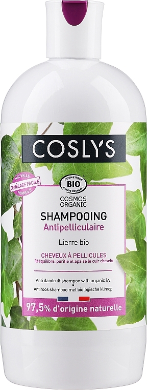Szampon przeciwłupieżowy z organicznym bluszczem - Coslys Dandruff Shampoo — Zdjęcie N1