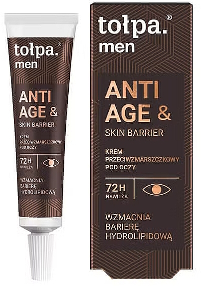 Krem przeciwzmarszczkowy pod oczy - Tolpa Men Anti Age&Skin Barrier — Zdjęcie N1