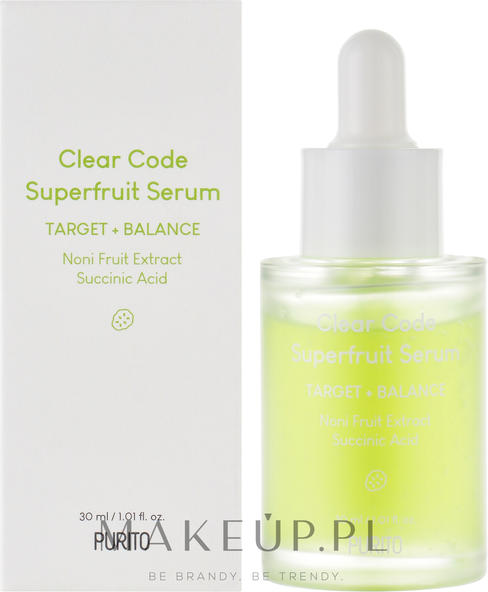 Równoważące serum do twarzy - Purito Clear Code Superfruit Serum — Zdjęcie 30 ml