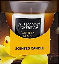 Świeca zapachowa w szklance Vanilla Black - Areon Home Perfumes Vanilla Black Scented Candle — Zdjęcie N1