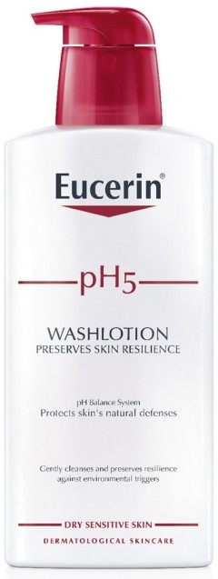 Oczyszczający lotion do wrażliwej skóry ciała - Eucerin pH5 WashLotion — Zdjęcie N1