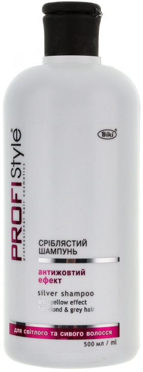 Srebrny szampon przeciw żółtym refleksom - Profi style — Zdjęcie N1