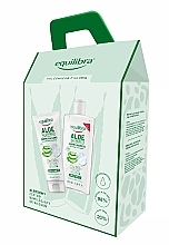 Zestaw - Equilibra Aloe And Hyaluronic Acid (shm/265ml + h/cond/200ml) — Zdjęcie N1