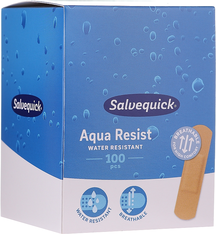 Plaster wodoodporny, mały – Salvequick Aqua Resist — Zdjęcie N1