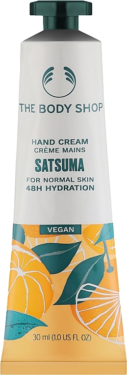 Krem do rąk - The Body Shop Vegan Satsuma Hand Cream For Normal Skin — Zdjęcie N1