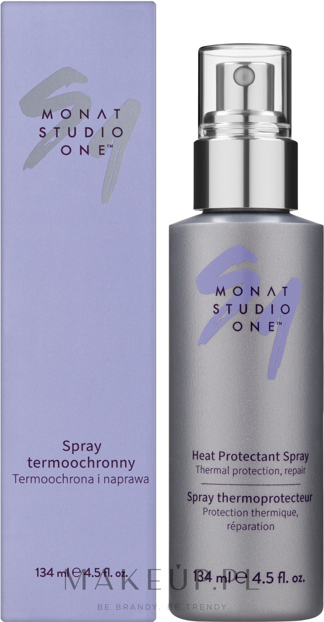 Termoochronny spray do włosów - Monat Studio One Heat Protectant Spray — Zdjęcie 134 ml