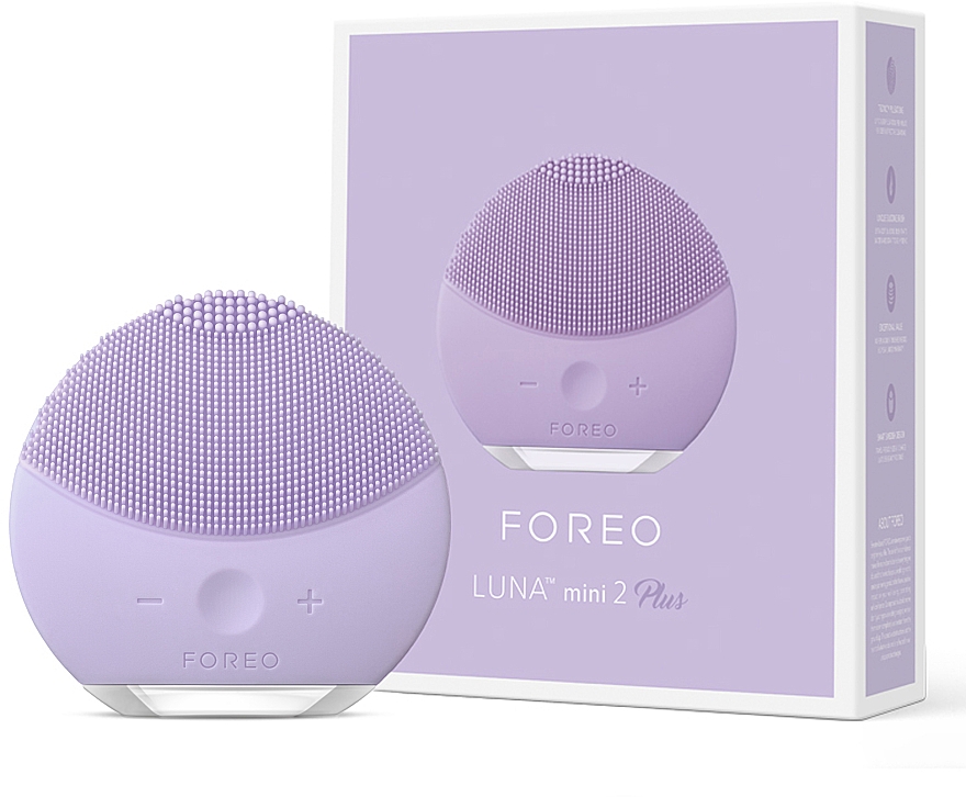 Soniczna szczoteczka do oczyszczania i masażu twarzy - Foreo Luna Mini 2 Plus Lavender — Zdjęcie N3