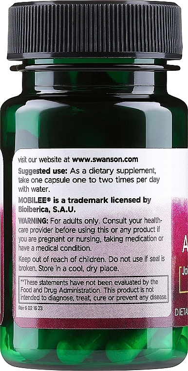 Suplement diety z kwasem hialuronowym - Swanson Hyal-Joint Hyaluronic Acid Complex — Zdjęcie N2