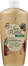 Bogaty odżywczy balsam do ciała z masłem kakaowym i olejem arganowym - Eveline Cosmetics Viva Organic Cacao Oil And Argan Oil — Zdjęcie N1