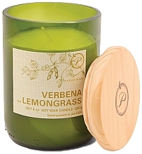 PRZECENA! Świeca zapachowa Werbena i trawa cytrynowa - Paddywax Eco Green Recycled Glass Candle Verbena + Lemongrass * — Zdjęcie N1