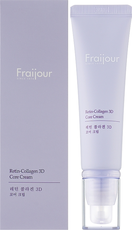 Ujędrniający krem do twarzy z kolagenem i retinolem - Fraijour Retin-Collagen 3D Core Cream — Zdjęcie N2
