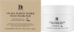 Łagodzący tonik do twarzy w płatkach - Benton Guava 70 Skin Toner Face Mask Pad — Zdjęcie N2