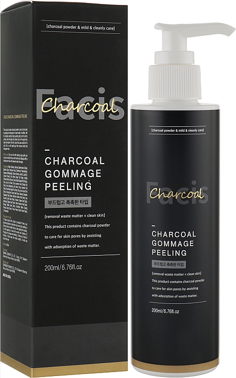 Peeling gommage do twarzy z węglem drzewnym - Facial Charcoal Gommage Peeling — Zdjęcie N2