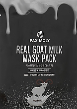 Kup Maska do twarzy w płachcie Kozie mleko - Pax Moly Real Goat Milk Mask Pack