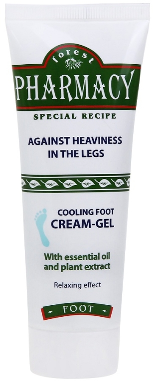 Chłodzący krem-żel do nóg - Forest Pharmacy Cooling Foot Cream-Gel — Zdjęcie N1