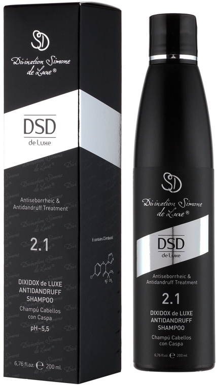 Szampon przeciwłupieżowy No 2.1 do włosów - Simone DSD De Luxe Dixidox DeLuxe Antidandruff Shampoo — Zdjęcie N1