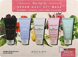 Zestaw, 5 produktów - Mary&May Vegan Wash Off Mask Mini Gift Set — Zdjęcie N1