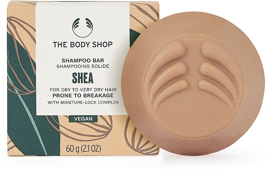 Szampon do włosów na bazie masła shea - The Body Shop Shea Moisture Restore Shampoo Bar — Zdjęcie N1