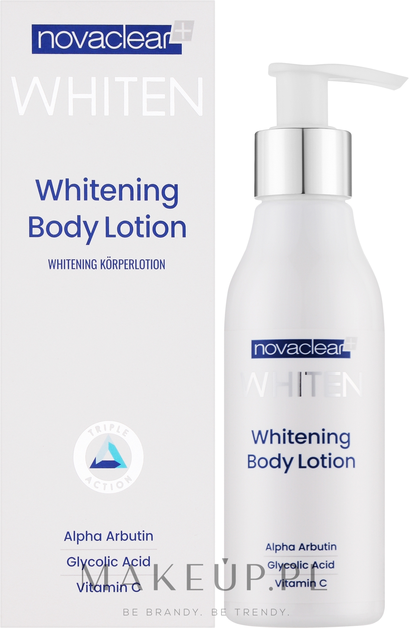 Wybielający balsam do ciała - Novaclear Whiten Whitening Body Lotion — Zdjęcie 150 ml