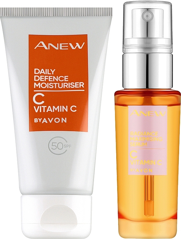 Zestaw - Avon Anew Vitamin C (ser/30ml + cr/50ml) — Zdjęcie N1