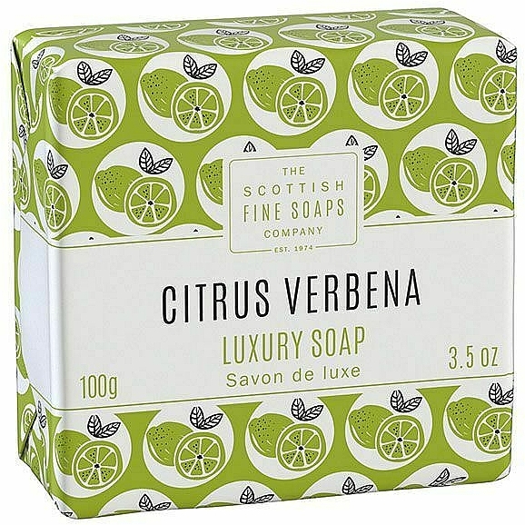 Mydło w kostce - Scottish Fine Soaps Citrus Verbena Luxury Soap Bar — Zdjęcie N1