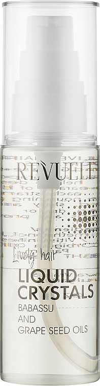 Regenerujące serum do włosów - Revuele Lively Hair Liquid Crystals With Babassu and Grape Seed Oils — Zdjęcie N1