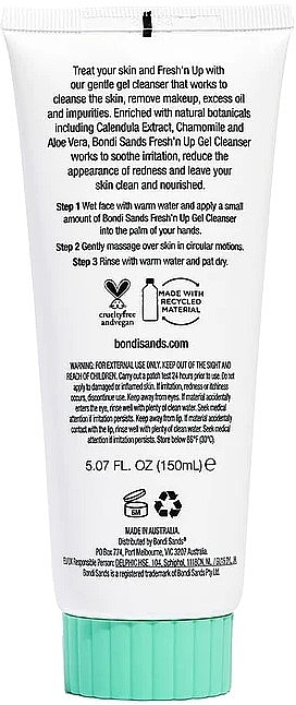 PRZECENA! Żel oczyszczający do mycia twarzy - Bondi Sands Fresh'n Up Gel Cleanser * — Zdjęcie N2