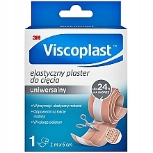 Medyczny plaster elastyczny, 1 m x 6 cm - Viscoplast — Zdjęcie N1