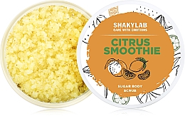 Kup Cukrowy peeling do ciała Citrus Smoothie - SHAKYLAB Sugar Natural Body Scrub