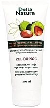Kup Żel do nóg - Della Natura Foot Gel Plant Extract Of Horse Chestnut Ginkgo Biloba and Plantain