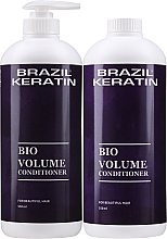 Zestaw - Brazil Keratin Bio Volume Conditioner Set (h/cond/550mlx2) — Zdjęcie N2