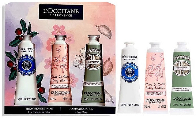 Zestaw - L'occitane Hand Cream Trio (h/cr/3x30ml) — Zdjęcie N1