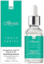 Serum do twarzy - Skin Chemists Youth Series Polyglutamic Acid 1%, Vitamin C 3% Hydrating Serum — Zdjęcie N2