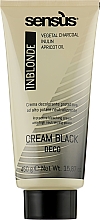 Krem do włosów rozjaśniający do 7 tonów - Sensus InBlonde Cream Black Deco — Zdjęcie N1