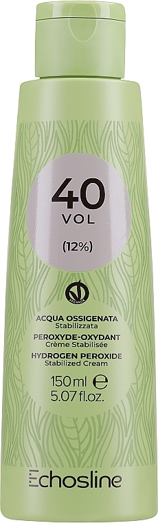 Krem-utleniacz - Echosline Hydrogen Peroxide Stabilized Cream 40 vol (12%) — Zdjęcie N1