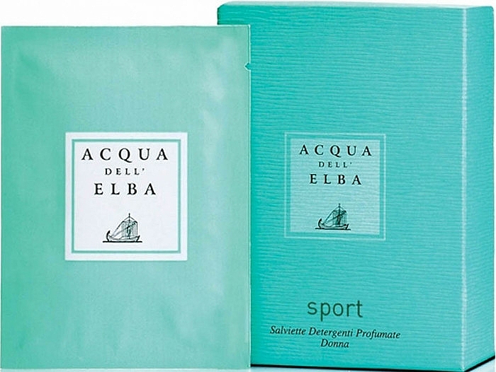 Acqua Dell'Elba Sport Perfumed Refreshing Wet Wipes - Perfumowane chusteczki nawilżające — Zdjęcie N1