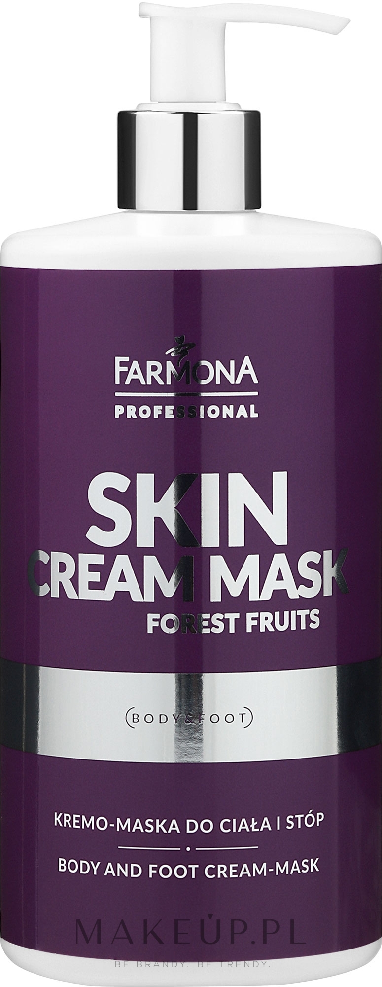 Krem-maska do ciała i nóg o zapachu dzikich jagód - Farmona Professional Skin Cream Mask Forest Fruits — Zdjęcie 500 ml