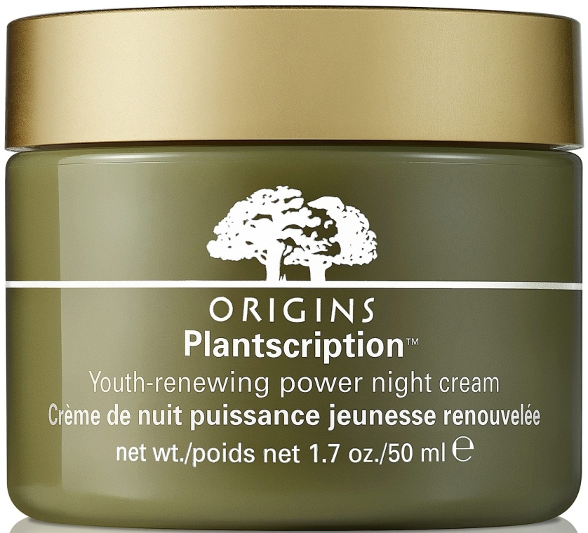 Przeciwzmarszczkowy krem na noc do twarzy - Origins Plantscription Youth Renewing Power Night Cream — Zdjęcie N1