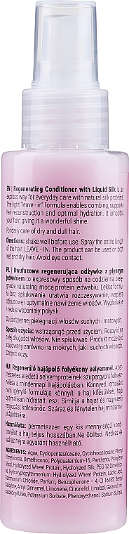 Dwufazowa ekspresowa odżywka do włosów z jedwabiem - Loton Two-Phase Conditioner Silk Regenerating Hair — Zdjęcie N2