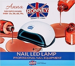 Lampa UV / LED biała - Ronney Professional Anna 54W 36 PCS Lamp — Zdjęcie N3