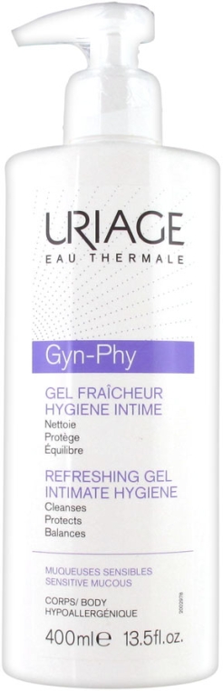 Odświeżający żel do higieny intymnej - Uriage Gyn-Phy Intimate Hygiene Protective Cleansing Gel — Zdjęcie N4