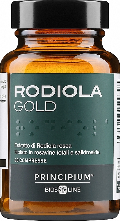 Suplement diety Rodiola Gold - BiosLine Principium Rodiola Gold — Zdjęcie N1
