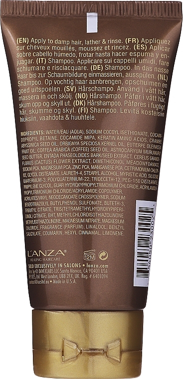 PRZECENA! Keratynowy szampon do włosów - L'anza Keratin Healing Oil Shampoo * — Zdjęcie N3