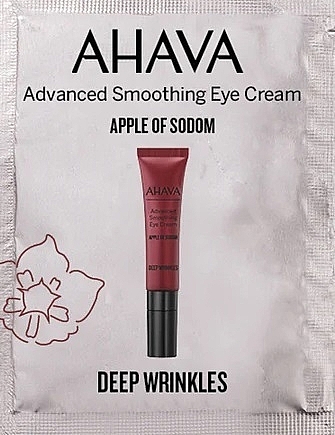 Krem pod oczy - Ahava Apple Of Sodom Advanced Smoothing Eye Cream (próbka) — Zdjęcie N1