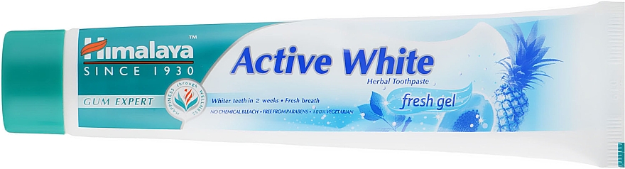 Pasta do zębów - Himalaya Herbals Active White Fresh Gel — Zdjęcie N2