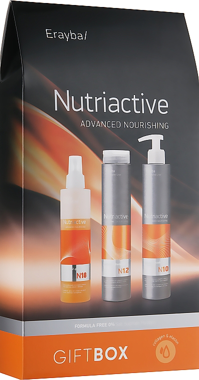 Zestaw - Erayba Nutriactive Advanced Nourishing (shmp/250ml + spray/200ml + mask/250ml) — Zdjęcie N1