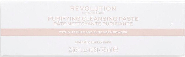 PRZECENA! Oczyszczająca pasta do twarzy - Revolution Skincare Purifying Cleansing Paste * — Zdjęcie N2