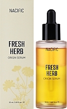 PRZECENA! Rewitalizujące serum do twarzy - Nacific Fresh Herb Origin Serum * — Zdjęcie N3