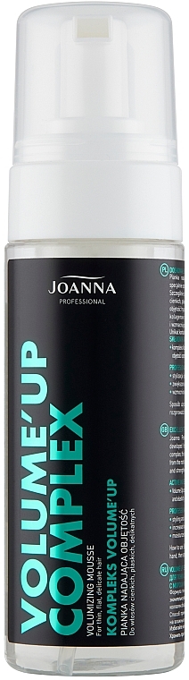 Pianka nadająca włosom objętość - Joanna Professional Kompleks Volume’Up