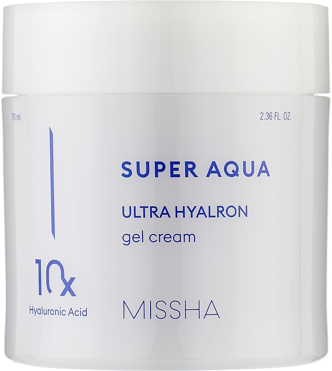 Nawilżający krem-żel ​​do twarzy - Missha Super Aqua Ultra Hyalron Gel Cream 